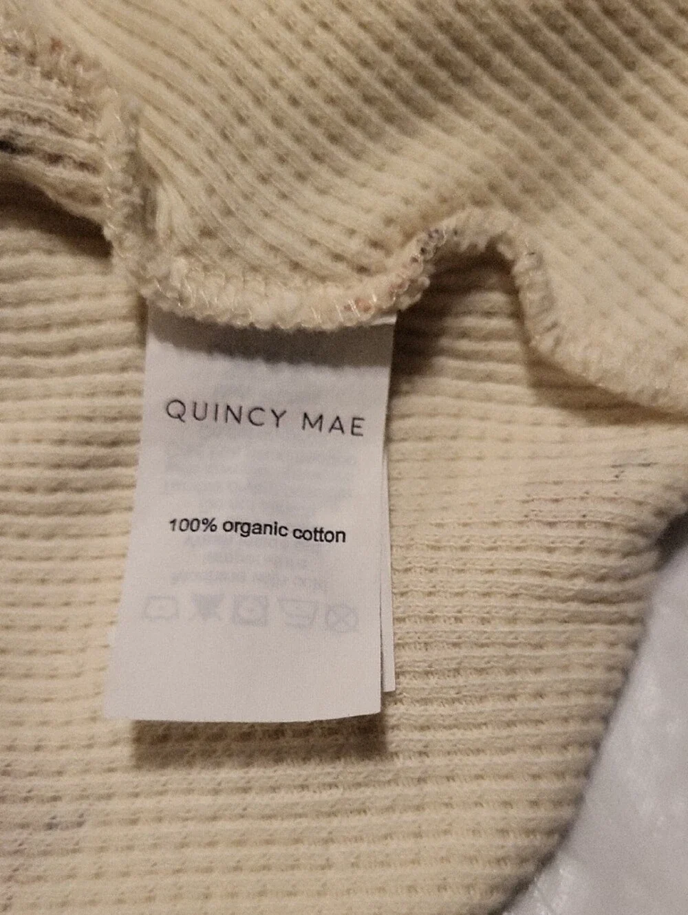 Quincy Mae cream dress